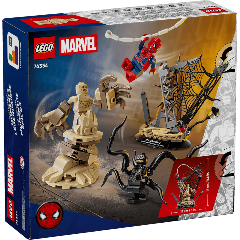 LEGO Marvel Batalla Legendaria: Spider-Man Vs. Sandman 76334
