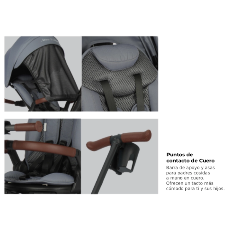 Qplay Triciclo Nova Deluxe Gris
