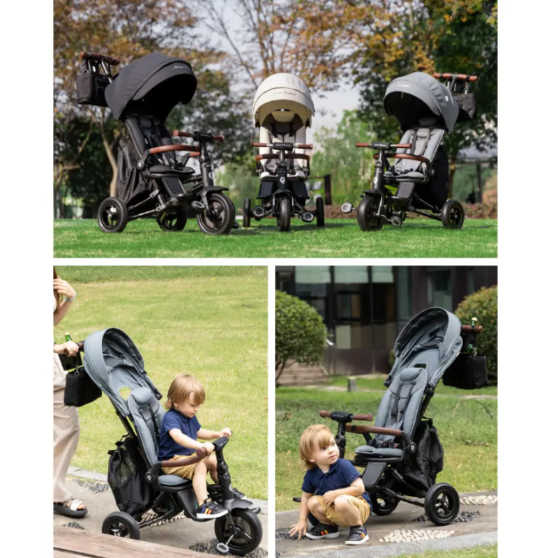 Qplay Triciclo Nova Deluxe Gris
