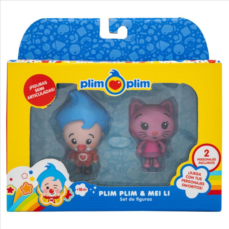 Pack Dos Figuras De Plim Plim Surtido