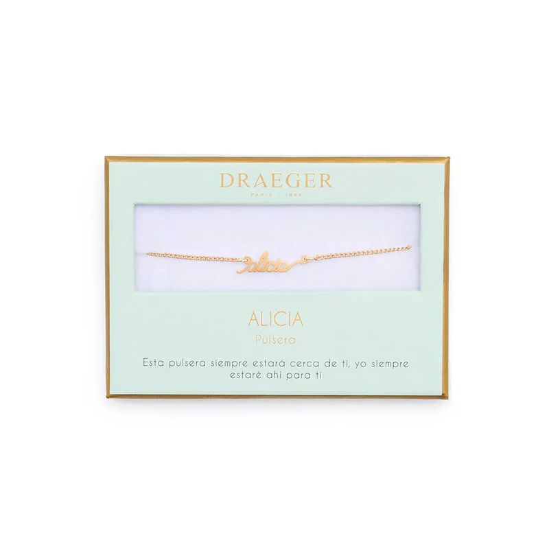 Pulsera Nombre Alicia De Draeger