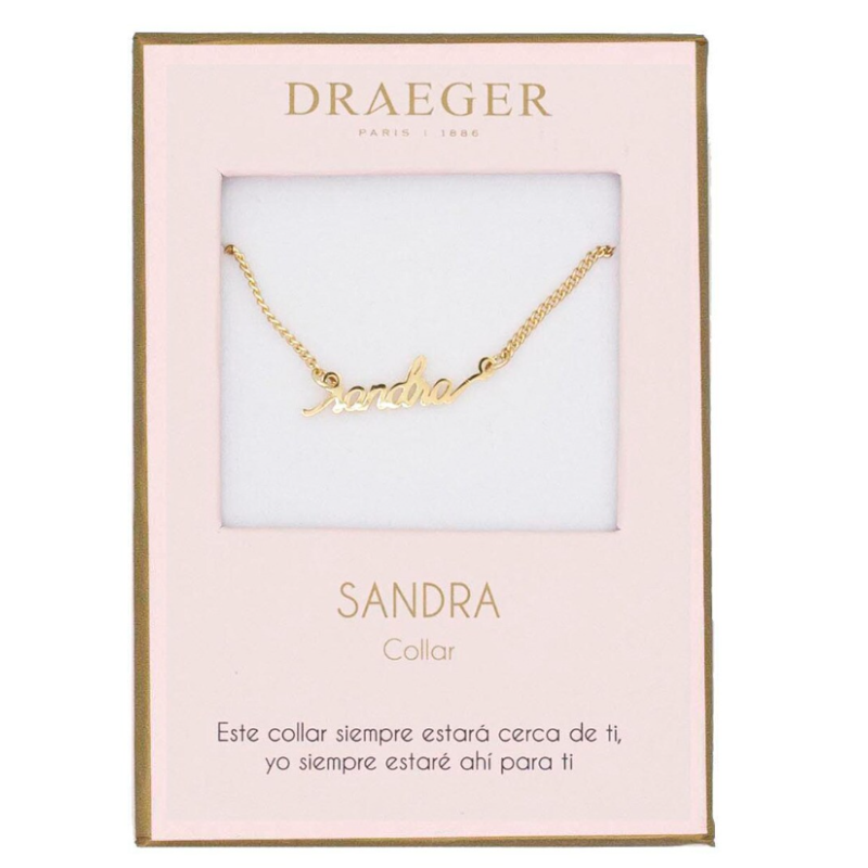 Colgante Nombre Sandra De Draeger