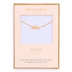 Colgante Nombre Alicia De Draeger