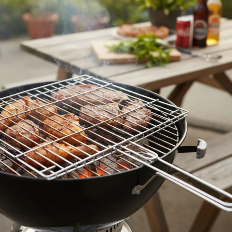 Parrilla Barbacoa Hierro Cromado