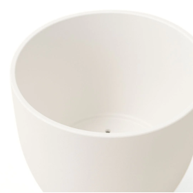 Macetero PVC Blanco 20X22CM 2
