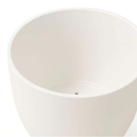 Macetero PVC Blanco 20X22CM