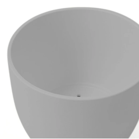Macetero PVC Gris 20X22CM 2
