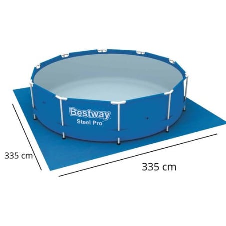 Tapiz Suelo Cuadrado 335X335 Steel Pro Bestway