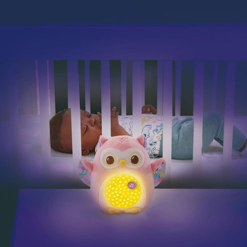 Proyector De Peluche Buho Estrellitas
