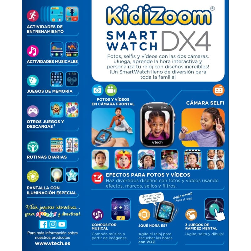 Kidizoom Smartwatch DX4 Azul