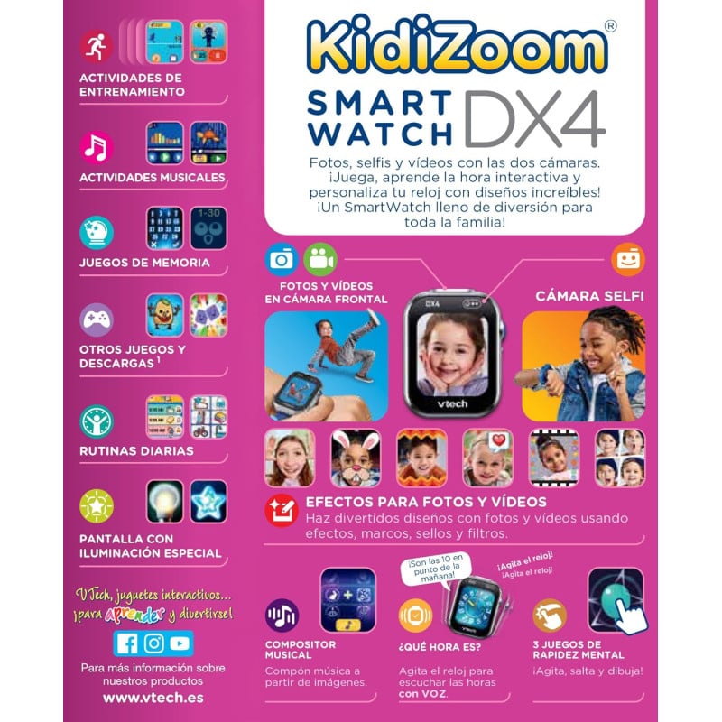 Kidizoom Smartwatch DX4 Rosa