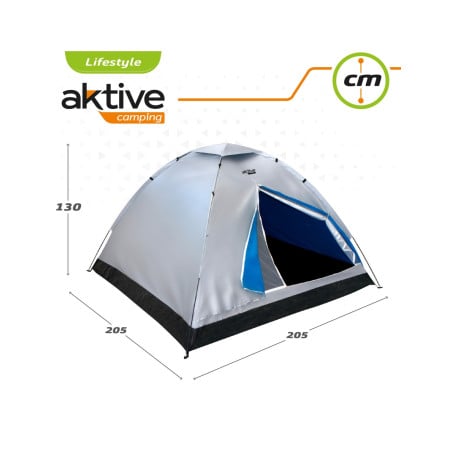 Tienda de Campaña 4 Personas 205x205x130CM Aktive