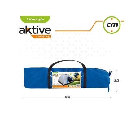 Tienda de Campaña 4 Personas 205x205x130CM Aktive