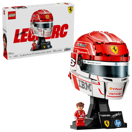 LEGO Editions Scuderia Ferrari HP: Casco de Charles Leclerc 43014 De LEGO