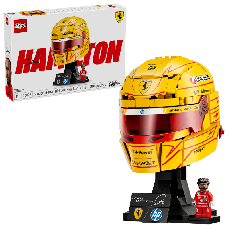 LEGO Editions Scuderia Ferrari HP: Casco de Lewis Hamilton 43022 De LEGO