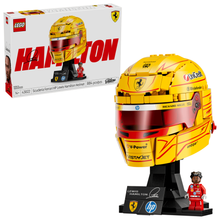 LEGO Editions Scuderia Ferrari HP: Casco de Lewis Hamilton 43022 De LEGO