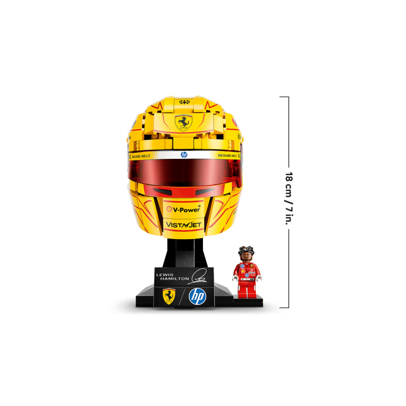 LEGO Editions Scuderia Ferrari HP: Casco De Lewis Hamilton 43022