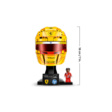 LEGO Editions Scuderia Ferrari HP: Casco De Lewis Hamilton 43022