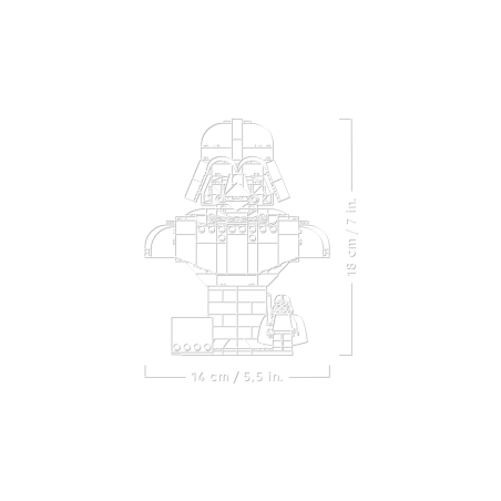 LEGO Star Wars Busto de Darth Vader 75439