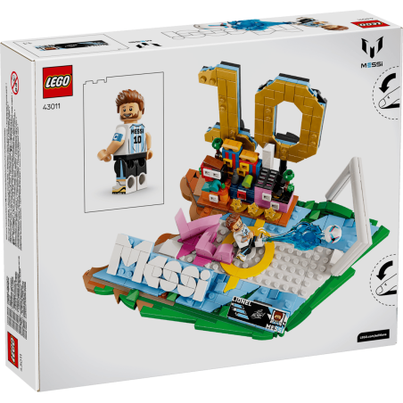 LEGO Editions Lionel Messi: Fenómenos Del Fútbol 43011