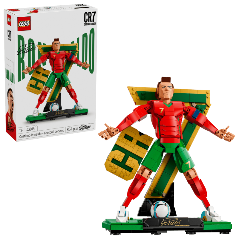 LEGO Editions Cristiano Ronaldo: Leyenda Del Fútbol 43016 De LEGO