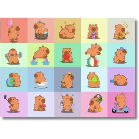 Puzzle XXL Capybara 100 Pzs