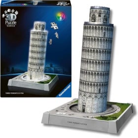 Puzzle 3D Torre De Pisa Con Luz De Ravensburguer