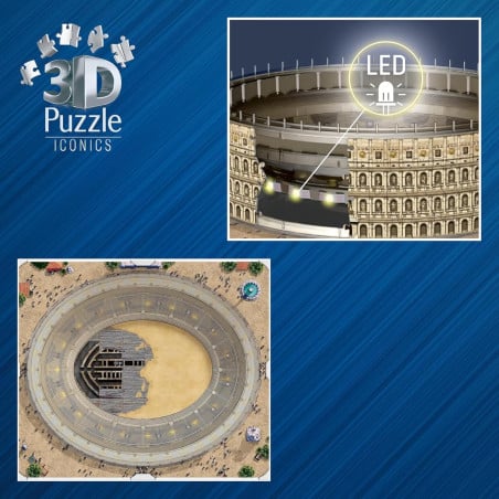 Puzzle 3D Coliseo Romano Con Luz