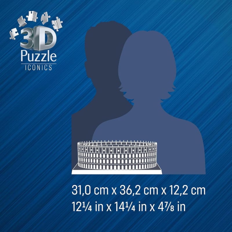 Puzzle 3D Coliseo Romano Con Luz