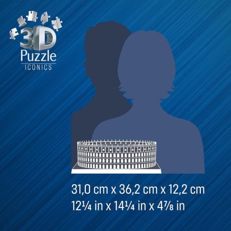 Puzzle 3D Coliseo Romano Con Luz