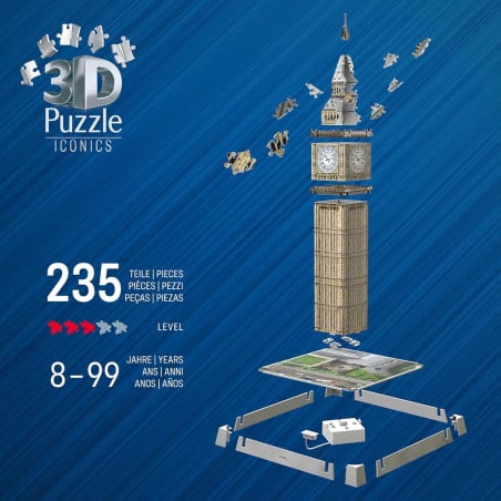 Puzzle 3D Big Ben Con Luz