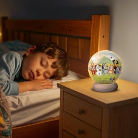 Puzzle 3D Bola Con Luz Nocturna Bluey De Ravensburguer 2