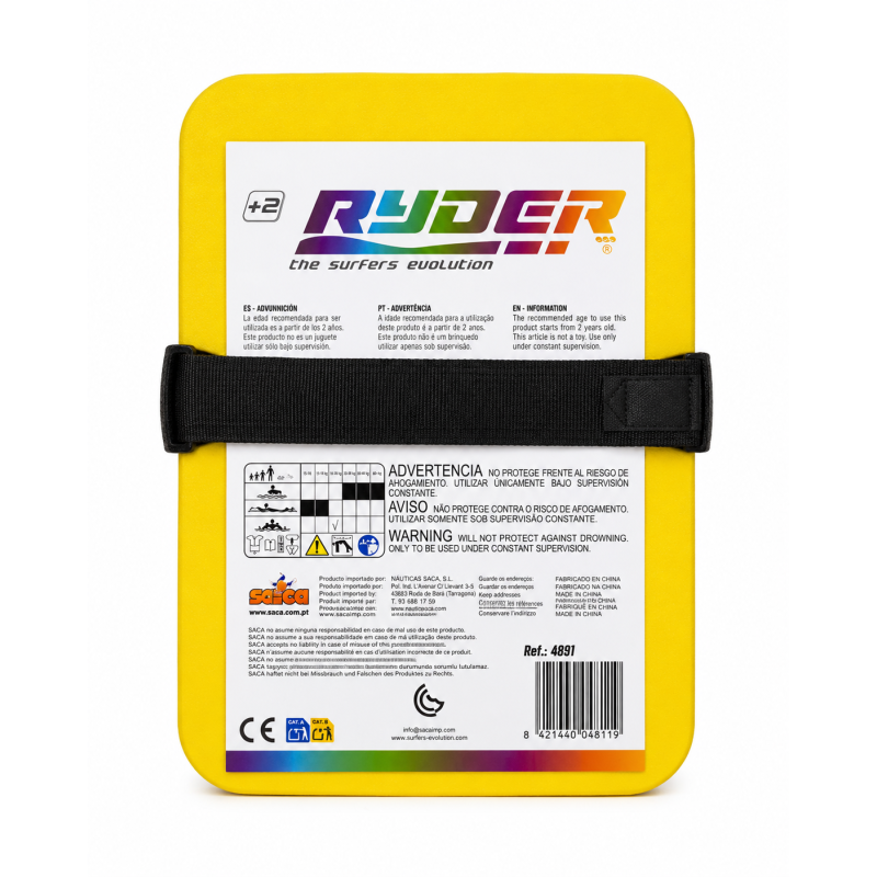 Cinturón De Natación Baby Ryder Amarillo