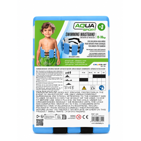 Cinturón De Natación Aqua Sport Azul