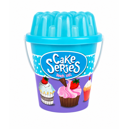 Cubo De Playa Cupcake 12 Piezas Surtido De Eurojuguetes