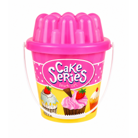 Cubo De Playa Cupcake 12 Piezas Surtido De Eurojuguetes 2