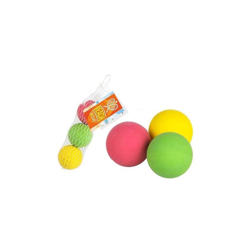 Set 3 Pelotas Tenis Playa Goma