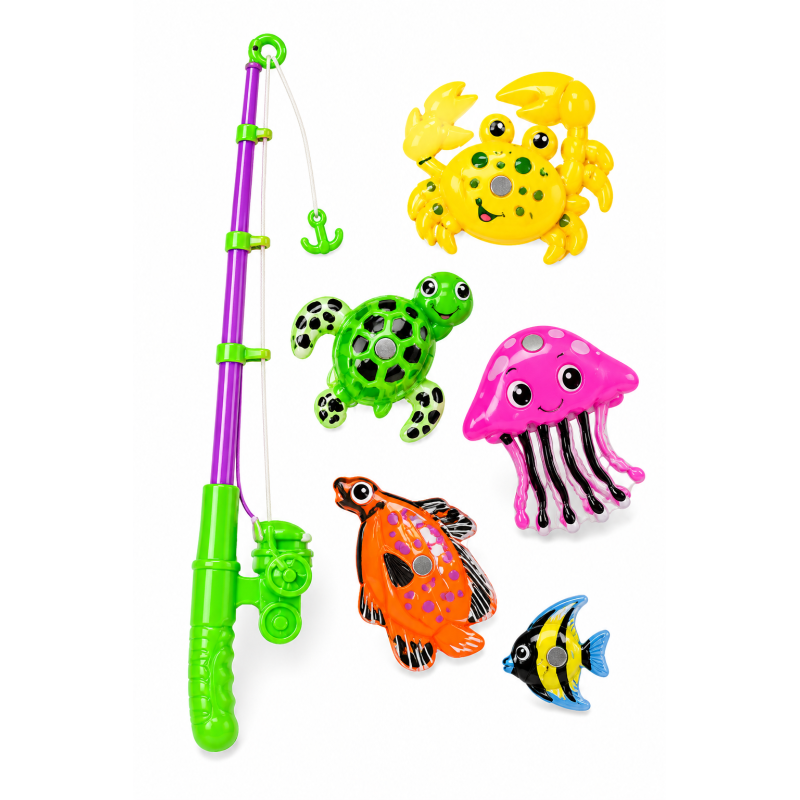 Juego De Pesca Animales Marinos 5 Piezas
