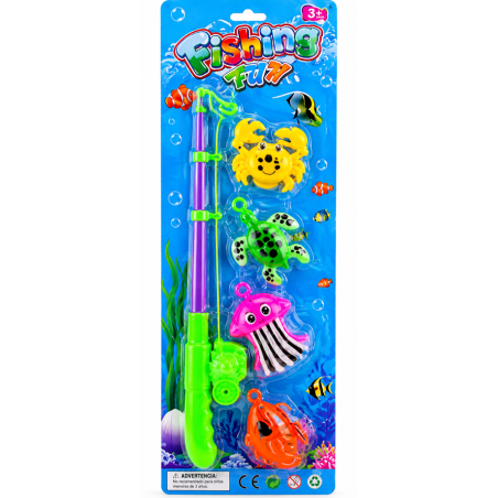 Juego De Pesca Animales Marinos 5 Piezas