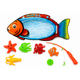 Juego De Pesca Animales Marinos 6 Piezas De Eurojuguetes