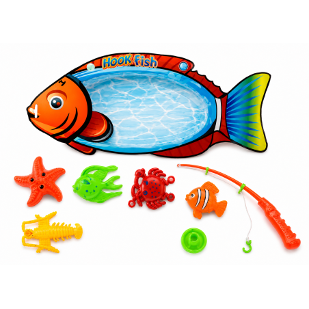 Juego De Pesca Animales Marinos 6 Piezas De Eurojuguetes