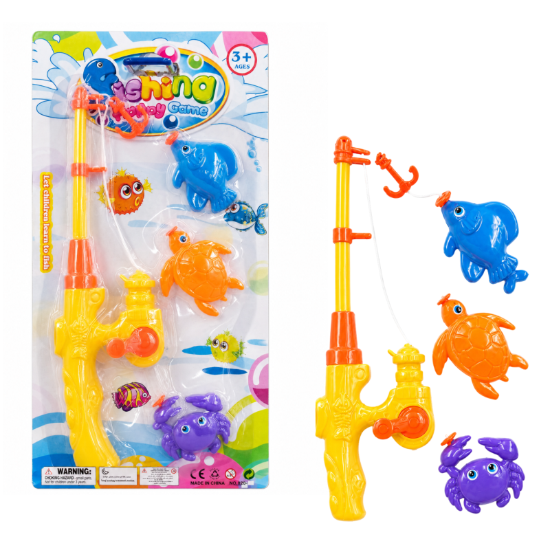 Juego De Pesca Tortuga 4 Piezas De Euro Juguetes