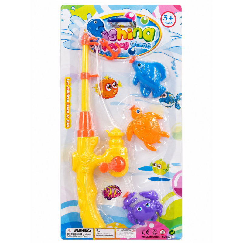 Juego De Pesca Tortuga 4 Piezas