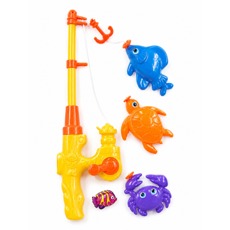 Juego De Pesca Tortuga 4 Piezas