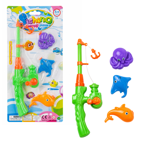 Juego De Pesca Tortuga 4 Piezas