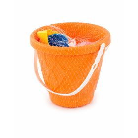 Cubo De Playa Cucurucho Con 8 Piezas De Eurojuguetes