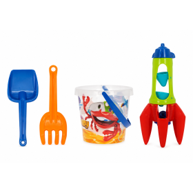 Cubo De Playa Mr. Craby Astronauta 4 Piezas De Colorbaby 2