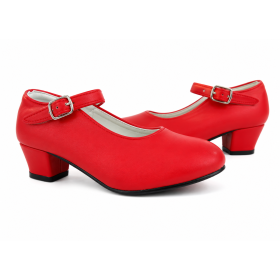 Zapato De Tacón Rojo Talla 24 De Partilandia