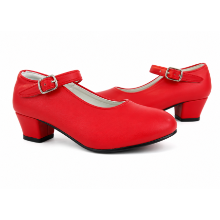 Zapato De Tacón Rojo Talla 24 De Partilandia