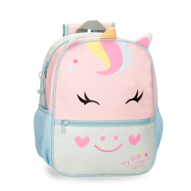 Mochila Escolar Happy My Little Unicorn 33 Cm